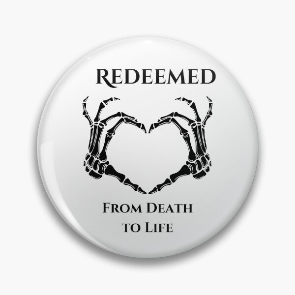 Item preview, Redeemed From Death to Life Skeleton, black designed and sold by Redeemed365.