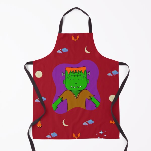 Item preview, Frankenstein Halloween Pattern - Bats, Moons, and Stars designed and sold by Paradoxms.