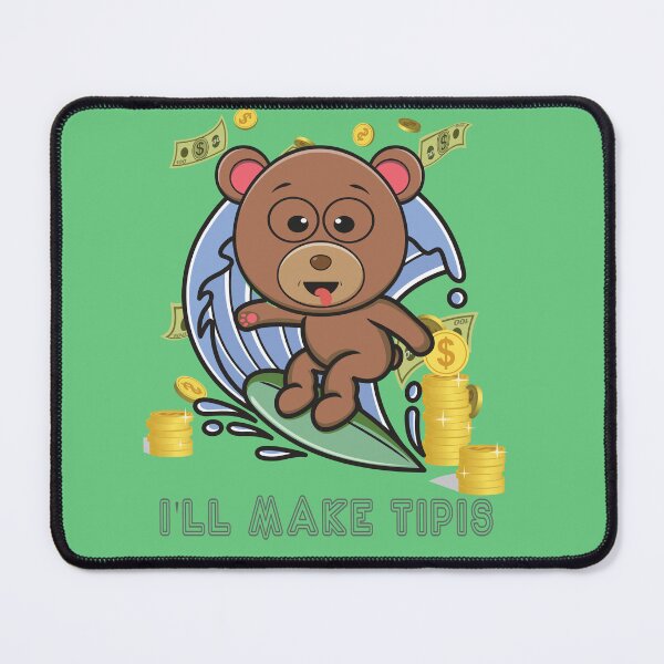 Item preview, I'LL MAKE TIPIS Funny bear skater tipis funny tipis skater funny skaters Funny skaters animal tipis designed and sold by Caramellaty.