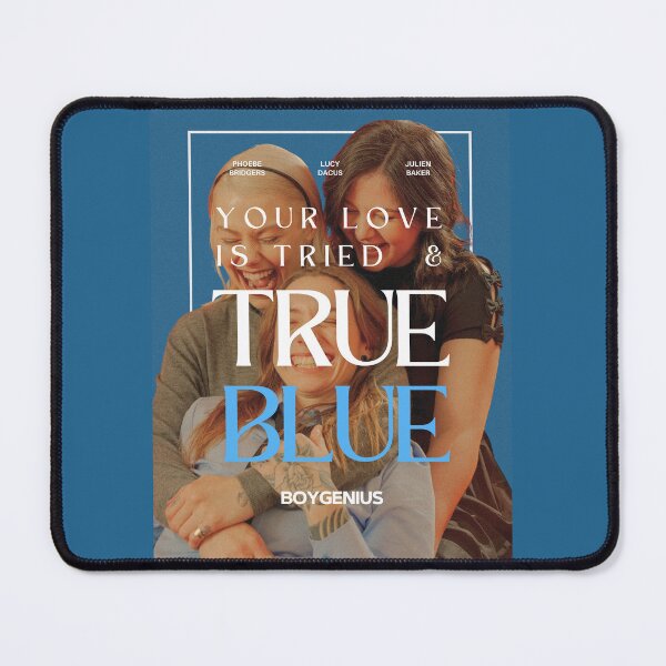 Item preview, Boygenius | True Blue Wall Art designed and sold by silveroceanart.