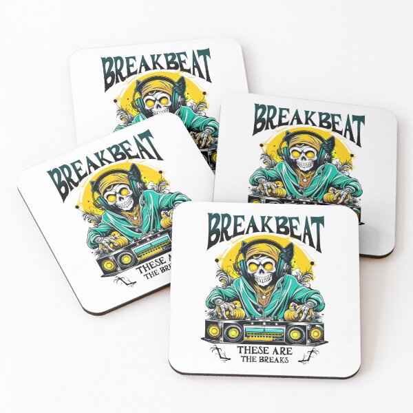 Item preview, BREAKBEAT  - Skeleton Decks (Black)  designed and sold by Discothreadz.