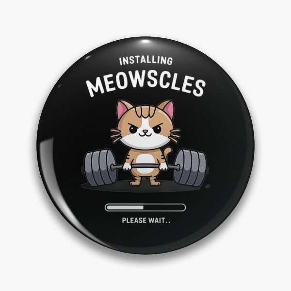 Item preview, Installing Meowscles – Strong Cat Lifting Weights designed and sold by love3617.