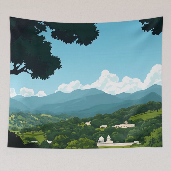 Item preview, India landscape | Anime style designed and sold by ComicsFactory.