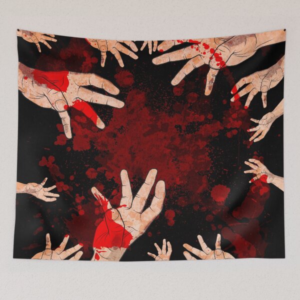 Item preview, Horror Themed Bloody Hands designed and sold by Nostalgia Busters.