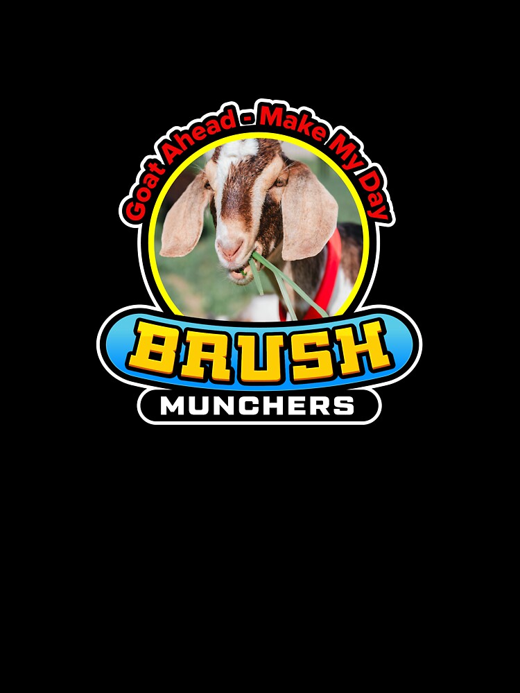 Thumbnail 7 of 7, Oversized T-Shirt, Goat Ahead - Make My Day - Brush Munchers designed and sold by BrushMunchers.