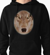 Face of A Lone Wolf Pullover Hoodie
