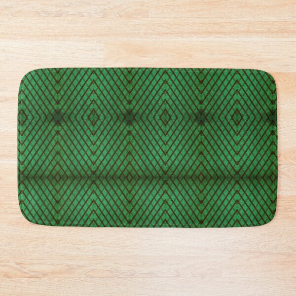 Item preview, Green Diamond Grid Pattern designed and sold by Nostalgia Busters.