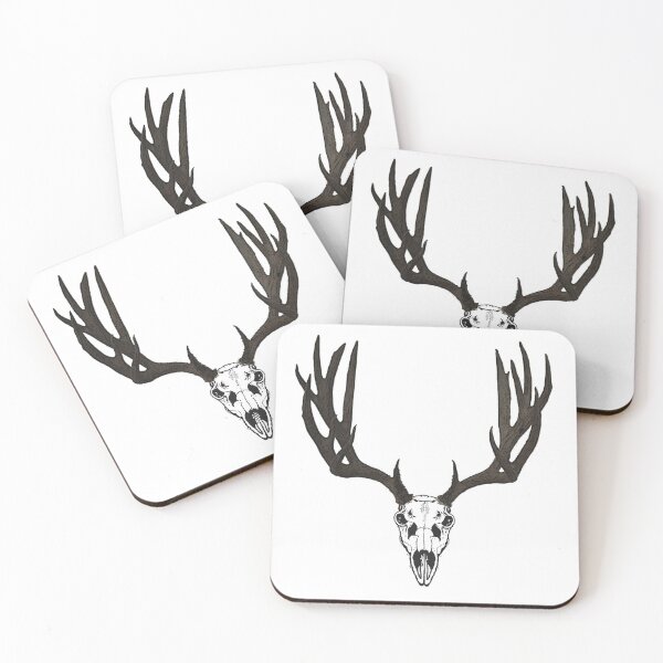 Item preview, Mule Deer skull monster buck 1a24 designed and sold by Saltypro.