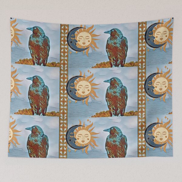 Item preview, The Celestial Maltese Raven  designed and sold by oh-bi-me.