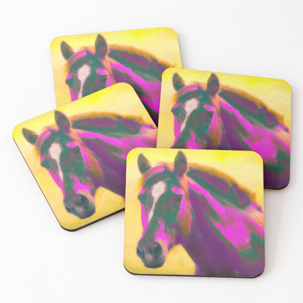 Item preview, Vibrant Abstract Equine Art designed and sold by Nostalgia Busters.