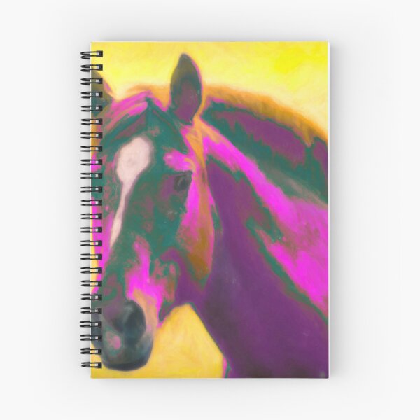 Item preview, Vibrant Abstract Equine Art designed and sold by Nostalgia Busters.