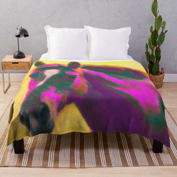 Item preview, Vibrant Abstract Equine Art designed and sold by Nostalgia Busters.