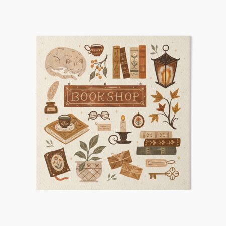 Item preview, The Old Bookshop designed and sold by ohjessmarie.
