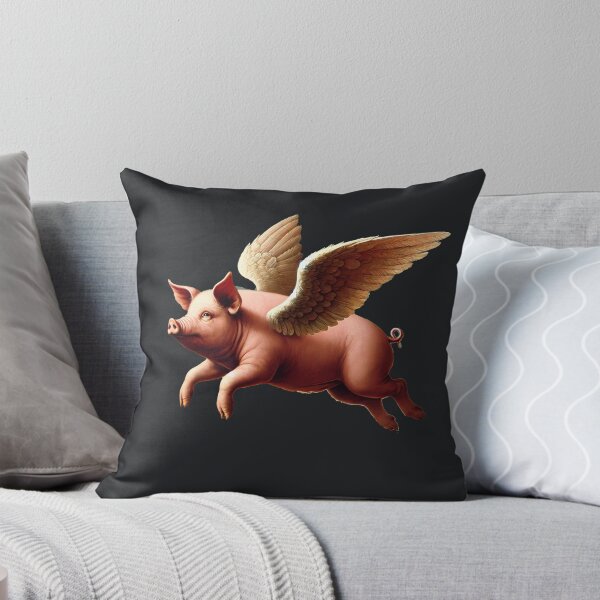 Item preview, Copy of Flying Pig 2 Renaissance style painting designed and sold by Trish Hart.