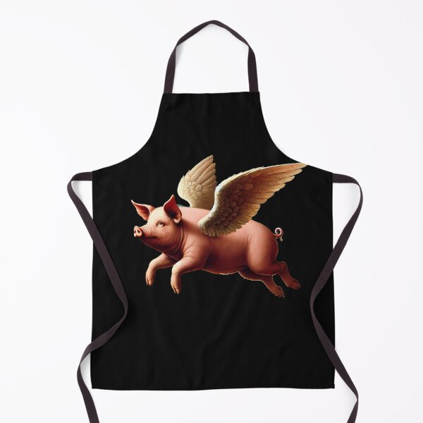 Item preview, Copy of Flying Pig 2 Renaissance style painting designed and sold by Trish Hart.
