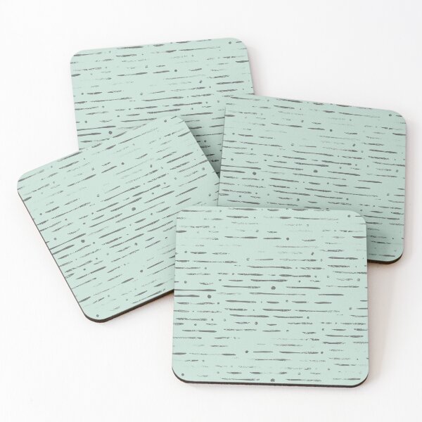 Item preview, Dot-Dash Distressed Pattern - Mint + Slate designed and sold by Irene Estelle.