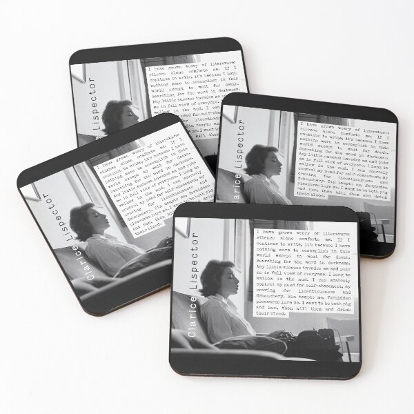 Item preview, Clarice Lispector quote: I have grown weary of literature: silence alone comforts me. If I continue to write, designed and sold by artbleed.