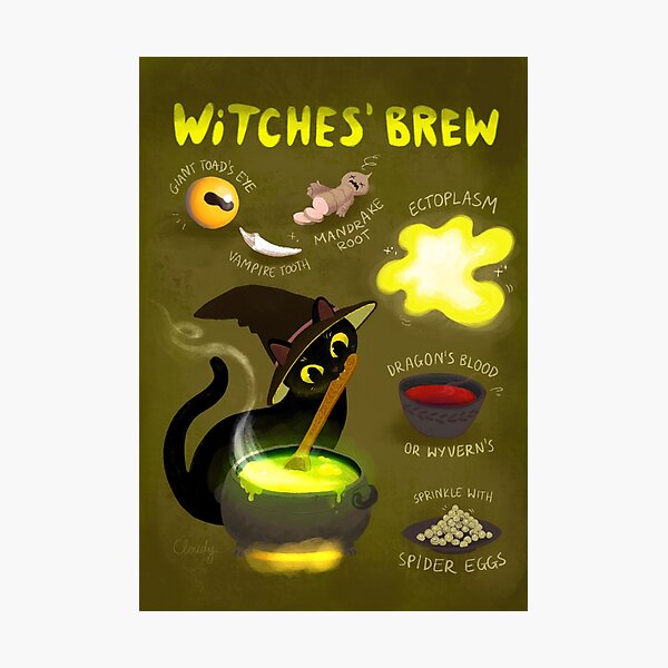 Item preview, Witches' Brew designed and sold by hellocloudy.
