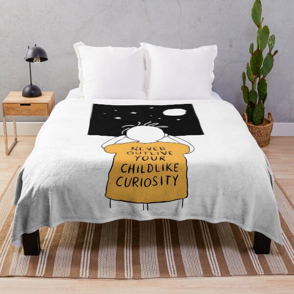 Item preview, Never Outlive Your Childlike Curiosity designed and sold by Idea-Artwork.