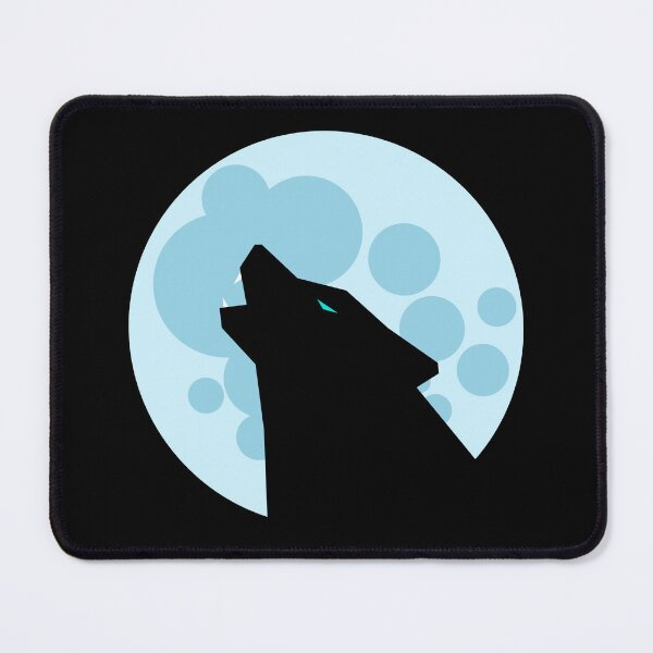 Item preview, Geometric Wolf Moon Silhouette  designed and sold by WilmhoffDesigns.