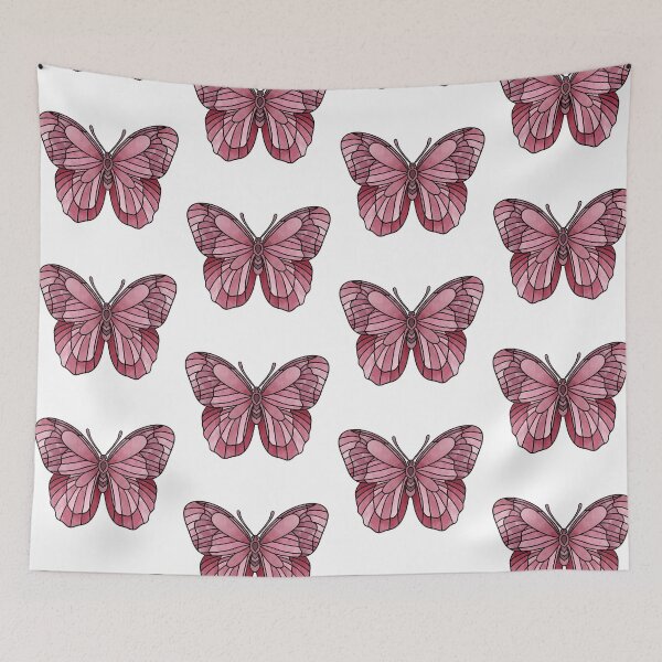 Artikelvorschau, Rosa Schmetterling entworfen und verkauft von Marguerite Artistry.