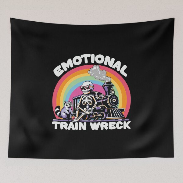 Item preview, Emotional Trainwreck designed and sold by pnkpopcorn.