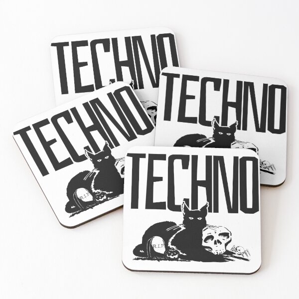 Item preview, TECHNO  - Black Cat Pumpkin vibe (Black)  designed and sold by Discothreadz.
