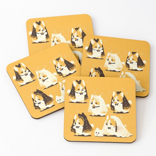 Item preview, Cute Corgi Ghost Seance with Adorable Spirits designed and sold by yinyuecreation.