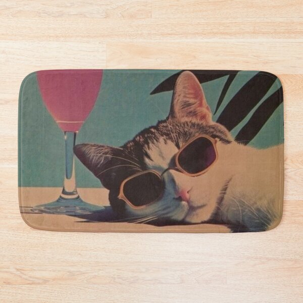 Item preview, Poolside Purrfection designed and sold by Grind107.