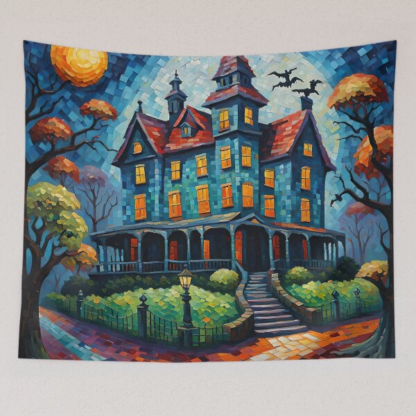 Item preview, A Very Haunted House designed and sold by Paw's Arts.