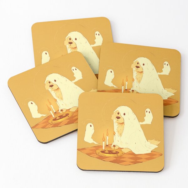 Item preview, Cute Golden Retriever Ghost Seance with Adorable Spirits designed and sold by yinyuecreation.