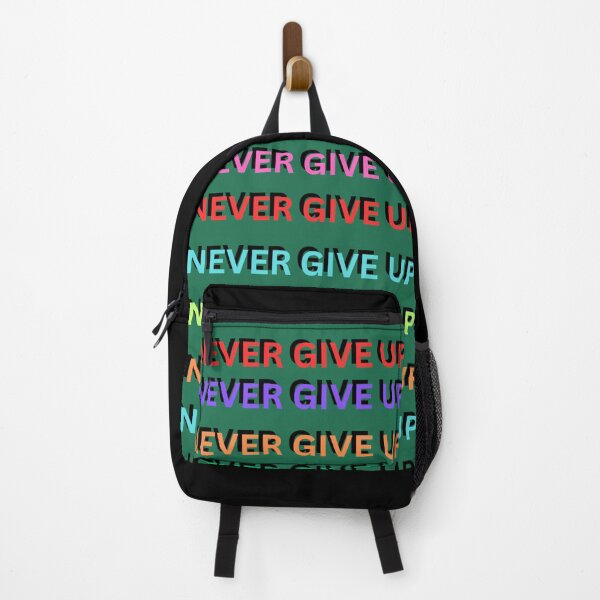 Item preview, NEVER GIVE UP! designed and sold by GrindWardrobe.