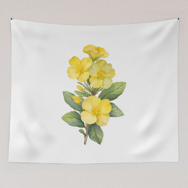 Item preview, Yellow Primrose designed and sold by HOMETOWN86.