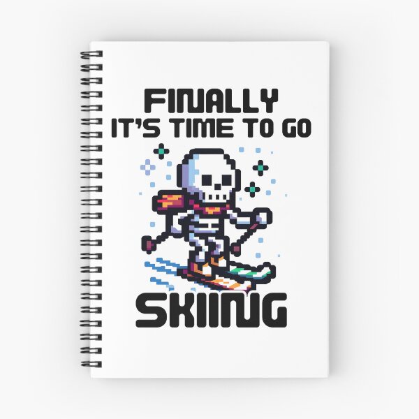 Item preview, Finally It's Time to Go Skiing designed and sold by CuteAndCozyTees.