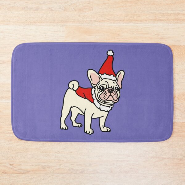 Item preview, Santa Paws Frenchie Dog Christmas designed and sold by Magnolia Valley Art.