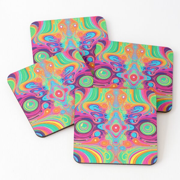 Item preview, 1960s Psychedelic Algorithmic Art Patterns designed and sold by HLPsychDesigns.