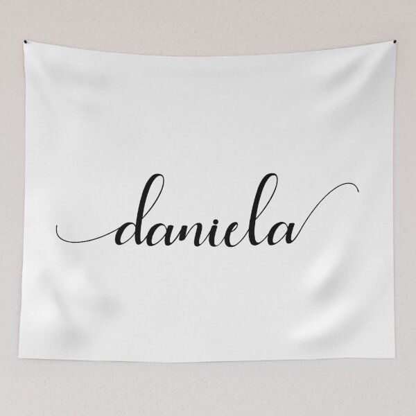 Item preview, Daniela - Custom name on delicate black cursive font designed and sold by To the Lua.