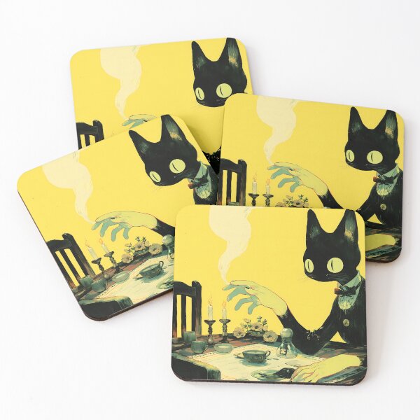 Item preview, Cute Cat Ghost Seance with Adorable Spirits designed and sold by yinyuecreation.