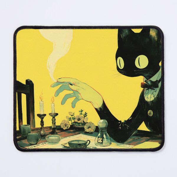 Item preview, Cute Cat Ghost Seance with Adorable Spirits designed and sold by yinyuecreation.