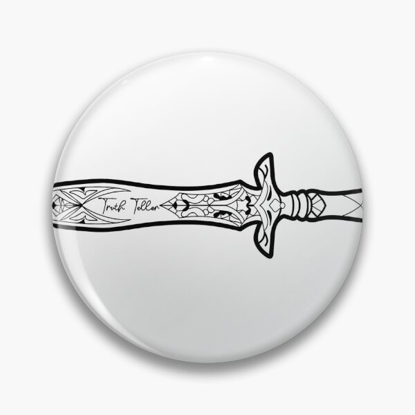 Item preview, ACOTAR Azriel Truth Teller Sticker  designed and sold by Mikayla8110.