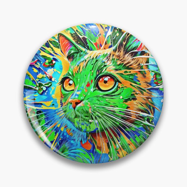 Item preview, Electric Cat Aura: A Chromatic Explosion designed and sold by blackhalt.
