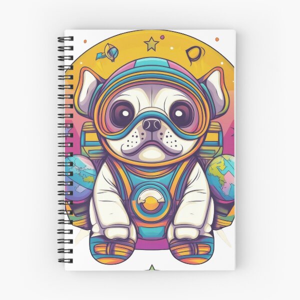 Item preview, Divertido bulldog astronauta designed and sold by WickerStudio.