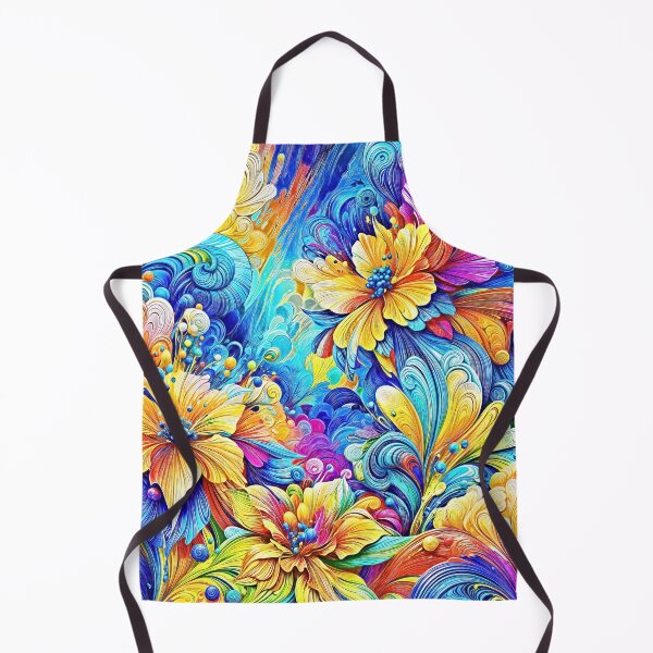 Artikelvorschau, Lebendiges florales abstraktes Kunstwerk entworfen und verkauft von blackhalt.