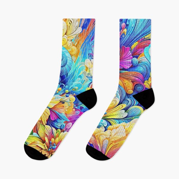 Item preview, Vibrant Floral Abstract Artwork designed and sold by blackhalt.