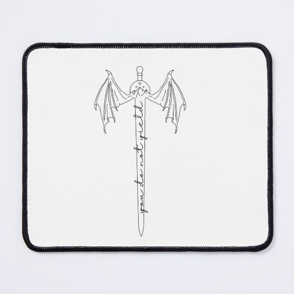 Item preview, ACOTAR You Do Not Yield Sticker  designed and sold by Mikayla8110.