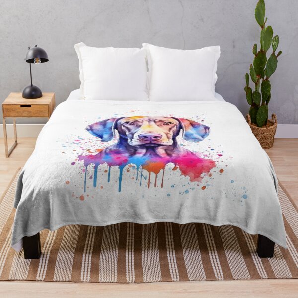Item preview, Weimaraner | Colorful Watercolor Design #10 designed and sold by MatsurexDesigns.
