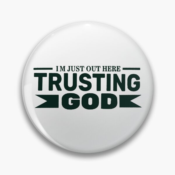 Item preview, Trusting God; designed and sold by StickerApe.