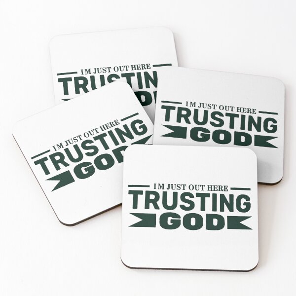 Item preview, Trusting God; designed and sold by StickerApe.