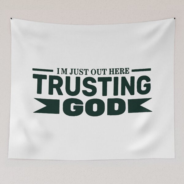 Item preview, Trusting God; designed and sold by StickerApe.