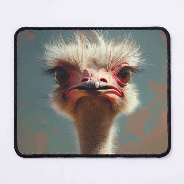 Item preview, Ostrich, Closeup Portrait designed and sold by DigiCre8.
